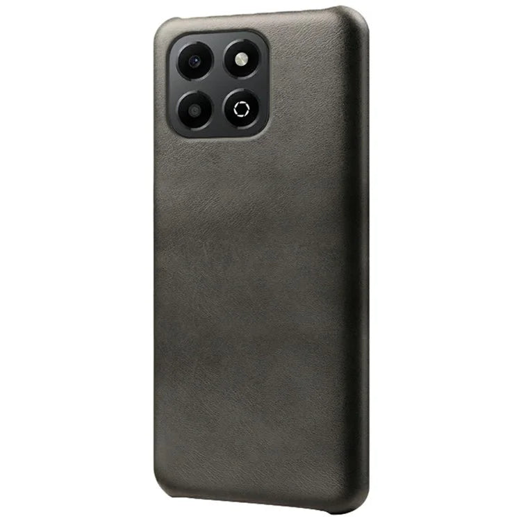 For Honor X6b 4G Case Calf Texture PU Leather Hard PC Protective Phone Cover
