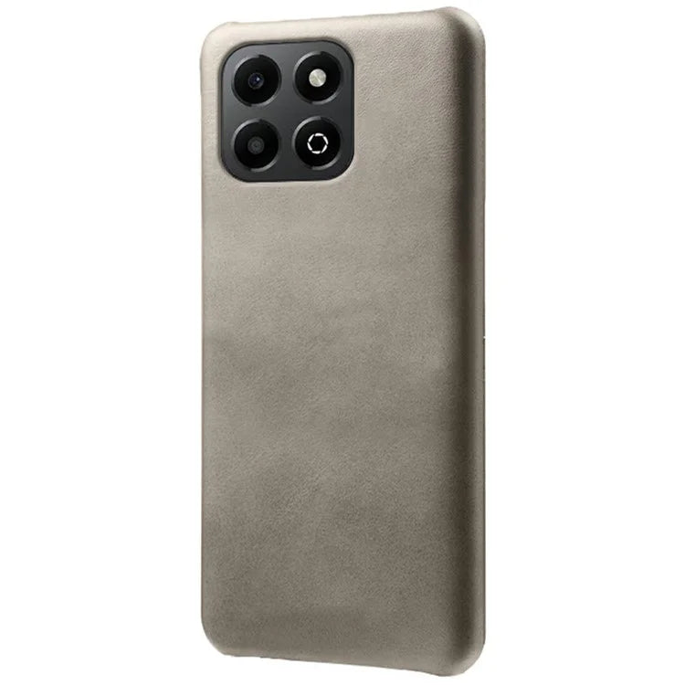 For Honor X6b 4G Case Calf Texture PU Leather Hard PC Protective Phone Cover