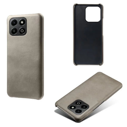 For Honor X6b 4G Case Calf Texture PU Leather Hard PC Protective Phone Cover