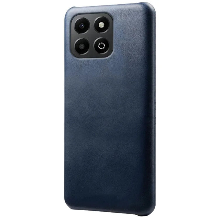 For Honor X6b 4G Case Calf Texture PU Leather Hard PC Protective Phone Cover