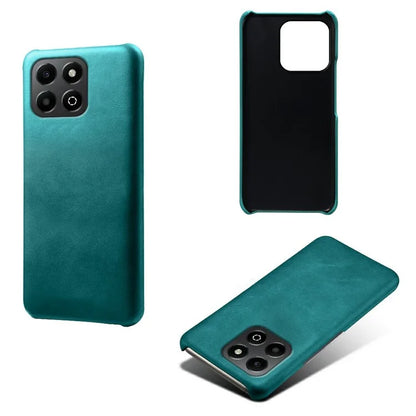 For Honor X6b 4G Case Calf Texture PU Leather Hard PC Protective Phone Cover