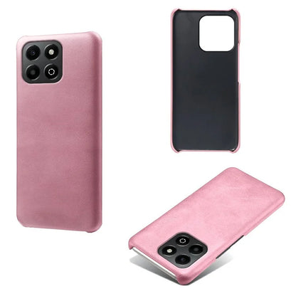 For Honor X6b 4G Case Calf Texture PU Leather Hard PC Protective Phone Cover