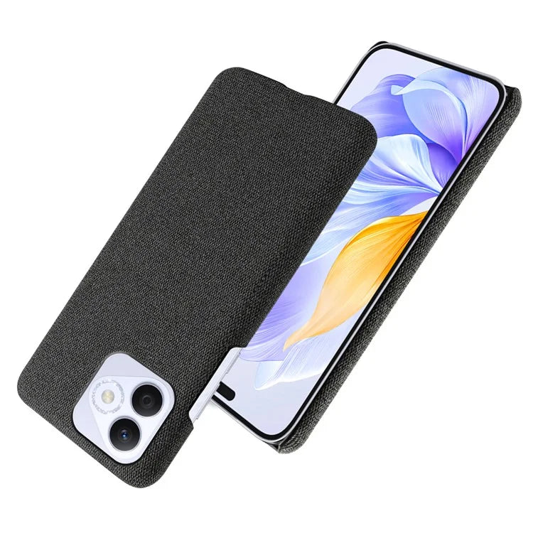 For Honor X60i 5G Case Cloth Texture Anti-Scratch Protective PC Phone Cover