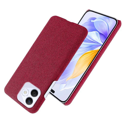 For Honor X60i 5G Case Cloth Texture Anti-Scratch Protective PC Phone Cover