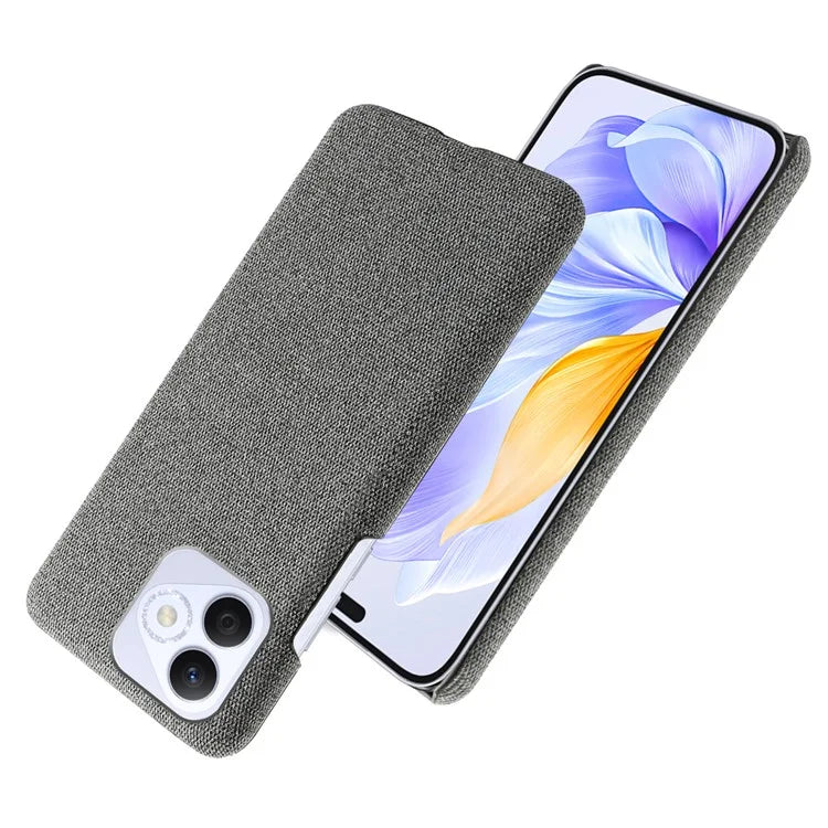For Honor X60i 5G Case Cloth Texture Anti-Scratch Protective PC Phone Cover