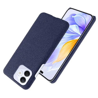 For Honor X60i 5G Case Cloth Texture Anti-Scratch Protective PC Phone Cover