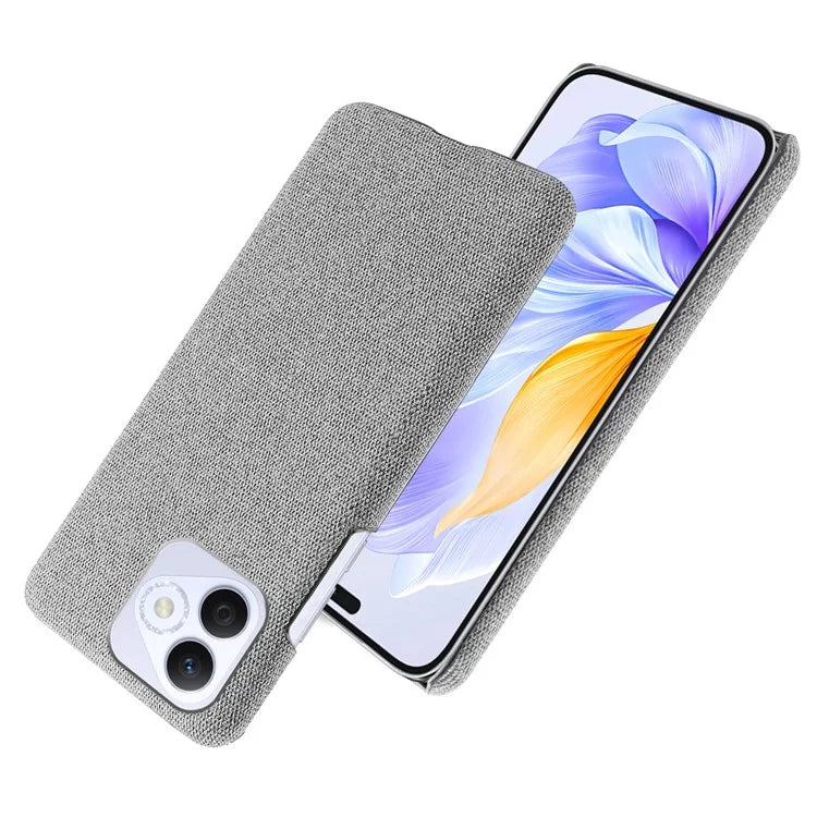 For Honor X60i 5G Case Cloth Texture Anti-Scratch Protective PC Phone Cover