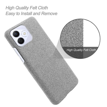 For Honor X60i 5G Case Cloth Texture Anti-Scratch Protective PC Phone Cover