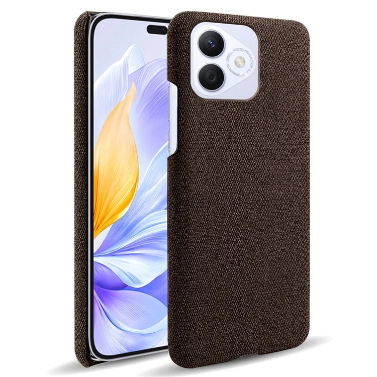 For Honor X60i 5G Case Cloth Texture Anti-Scratch Protective PC Phone Cover