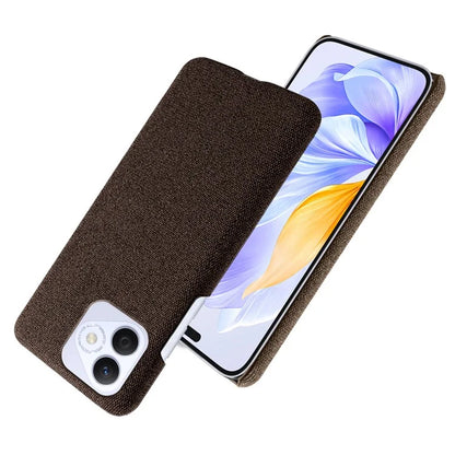 For Honor X60i 5G Case Cloth Texture Anti-Scratch Protective PC Phone Cover