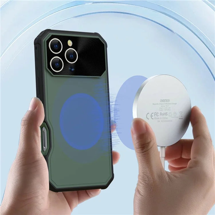 GW24 For iPhone 16 Pro Max Case Compatible with MagSafe Drop-Proof TPU+PC Phone Protector