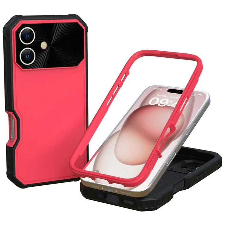 GW24 For iPhone 16 Case Compatible with MagSafe Drop-Proof TPU+PC Phone Protector