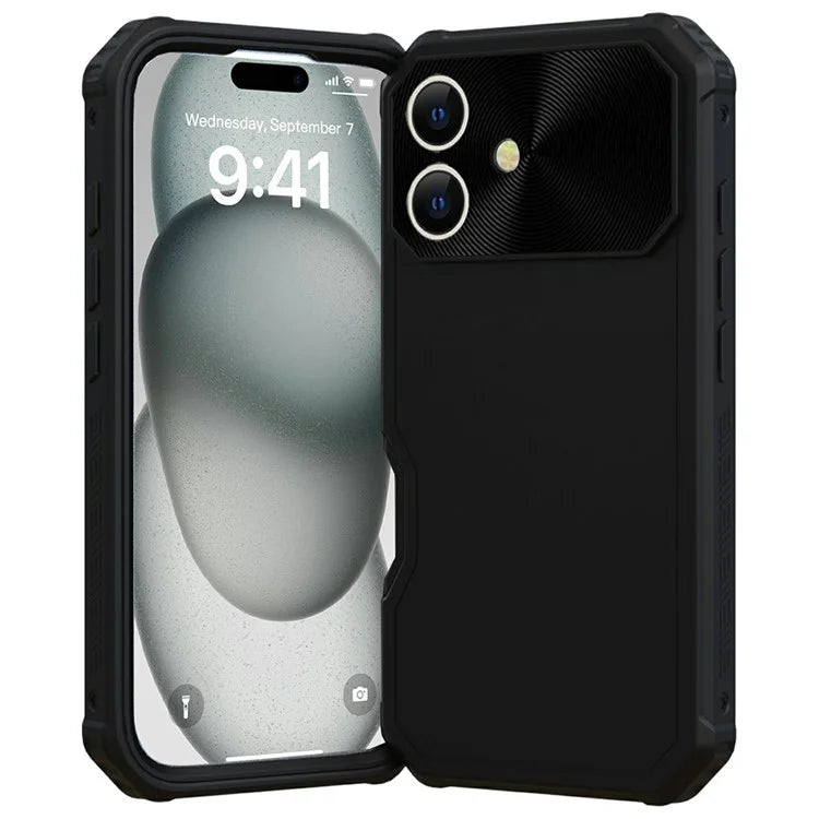 GW24 For iPhone 16 Case Compatible with MagSafe Drop-Proof TPU+PC Phone Protector
