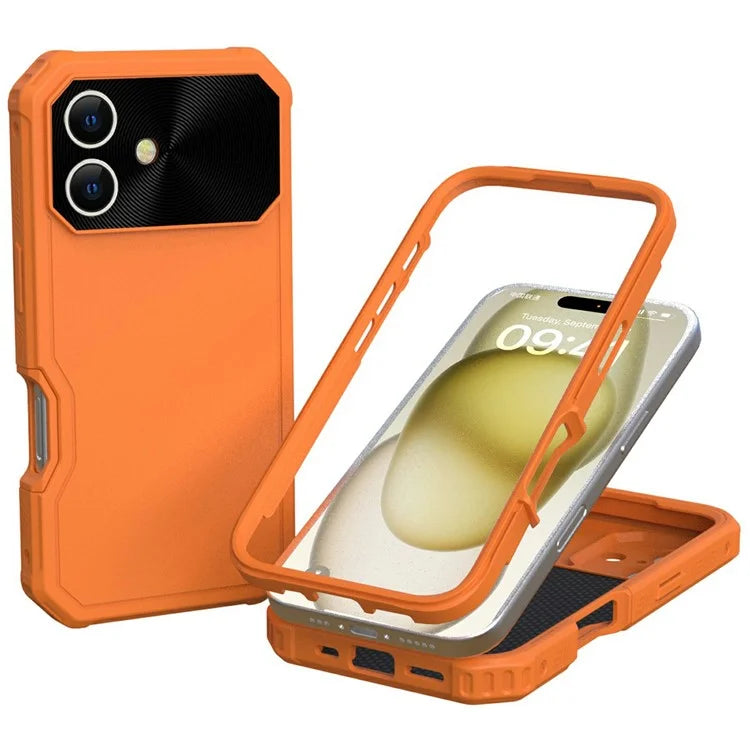 GW24 For iPhone 16 Case Compatible with MagSafe Drop-Proof TPU+PC Phone Protector