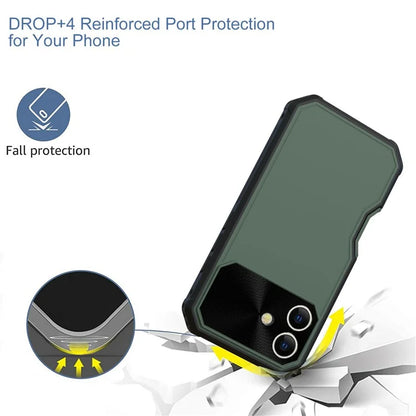 GW24 For iPhone 16 Case Compatible with MagSafe Drop-Proof TPU+PC Phone Protector