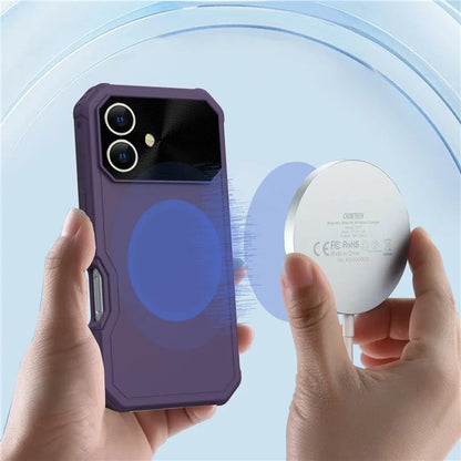 GW24 For iPhone 16 Plus Case Compatible with MagSafe Drop-Proof TPU+PC Phone Protector