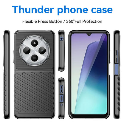 For Xiaomi Redmi 14C 4G Case Twill Texture TPU Shockproof Protective Phone Cover