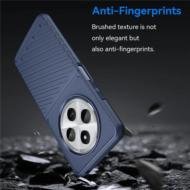 For Xiaomi Redmi 14C 4G Case Twill Texture TPU Shockproof Protective Phone Cover