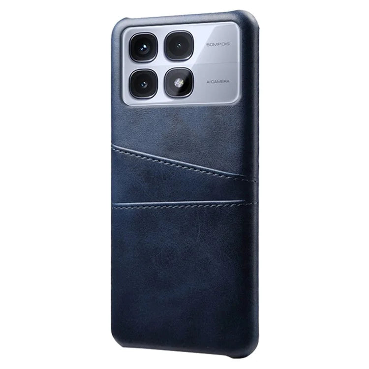 For Xiaomi Redmi K70 Ultra Case Dual Card Slots PU Leather + Hard PC Phone Cover