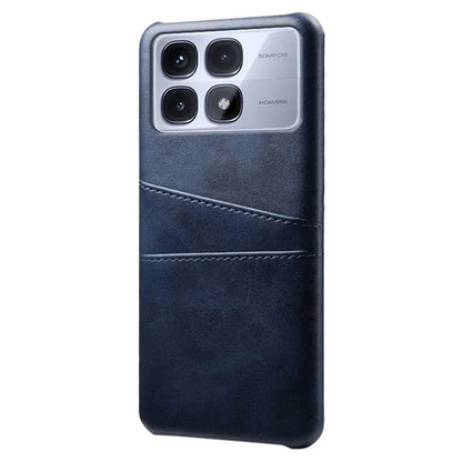 For Xiaomi Redmi K70 Ultra Case Dual Card Slots PU Leather + Hard PC Phone Cover