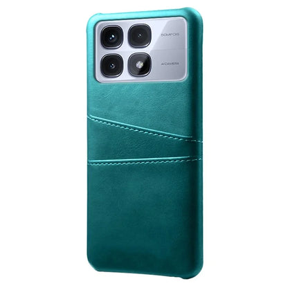 For Xiaomi Redmi K70 Ultra Case Dual Card Slots PU Leather + Hard PC Phone Cover