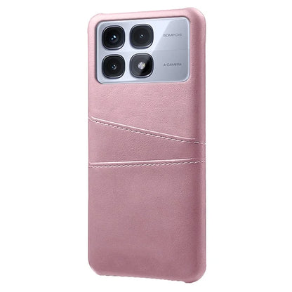 For Xiaomi Redmi K70 Ultra Case Dual Card Slots PU Leather + Hard PC Phone Cover