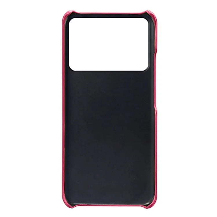 For Xiaomi Redmi K70 Ultra Case Dual Card Slots PU Leather + Hard PC Phone Cover