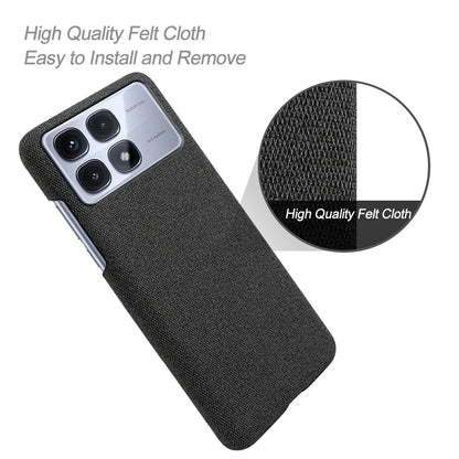 For Xiaomi Redmi K70 Ultra Case Cloth Texture Anti-Scratch Protective PC Phone Cover