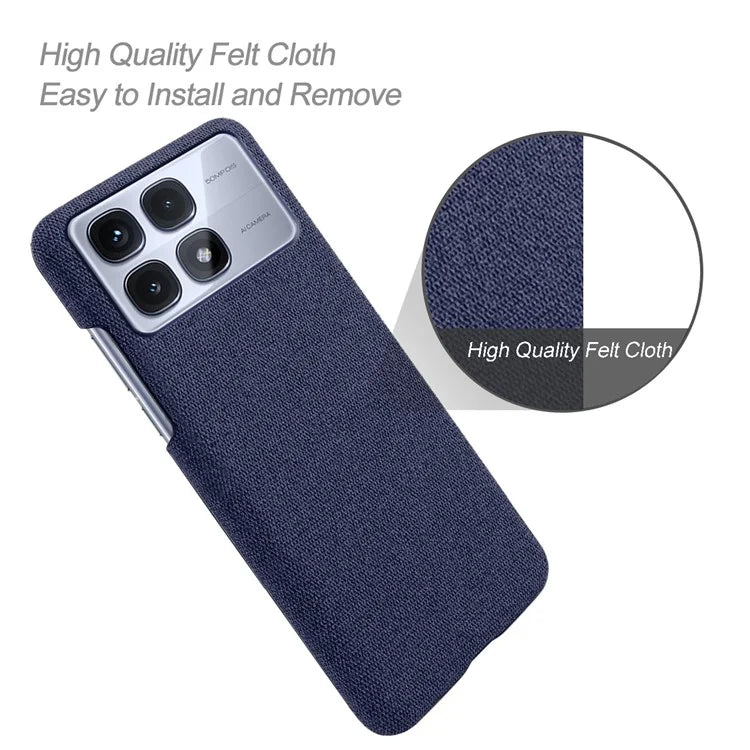 For Xiaomi Redmi K70 Ultra Case Cloth Texture Anti-Scratch Protective PC Phone Cover
