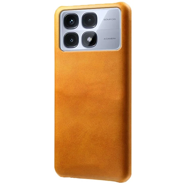 For Xiaomi Redmi K70 Ultra Case Calf Texture PU Leather Hard PC Protective Phone Cover