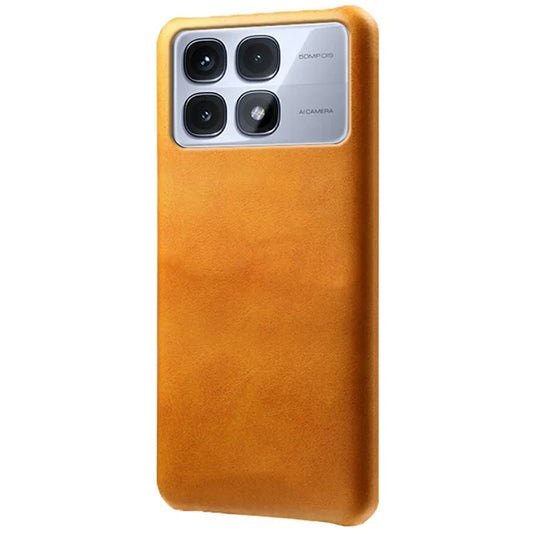 For Xiaomi Redmi K70 Ultra Case Calf Texture PU Leather Hard PC Protective Phone Cover