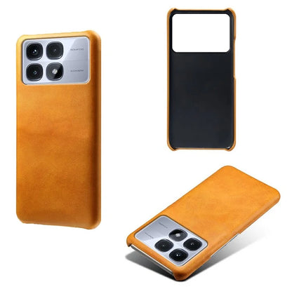 For Xiaomi Redmi K70 Ultra Case Calf Texture PU Leather Hard PC Protective Phone Cover
