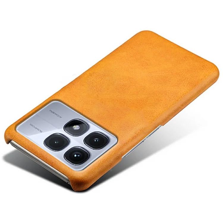 For Xiaomi Redmi K70 Ultra Case Calf Texture PU Leather Hard PC Protective Phone Cover