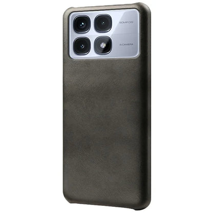 For Xiaomi Redmi K70 Ultra Case Calf Texture PU Leather Hard PC Protective Phone Cover