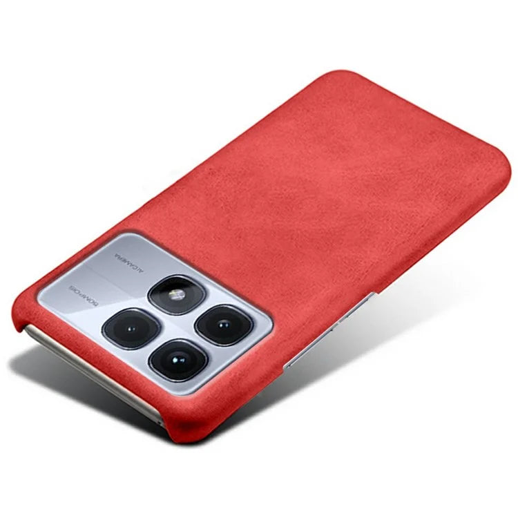 For Xiaomi Redmi K70 Ultra Case Calf Texture PU Leather Hard PC Protective Phone Cover