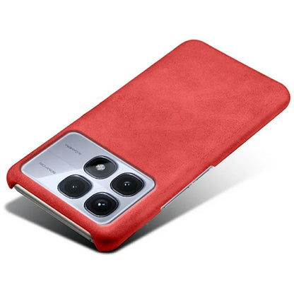 For Xiaomi Redmi K70 Ultra Case Calf Texture PU Leather Hard PC Protective Phone Cover