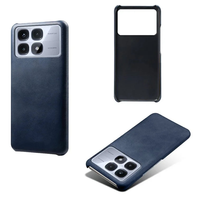 For Xiaomi Redmi K70 Ultra Case Calf Texture PU Leather Hard PC Protective Phone Cover