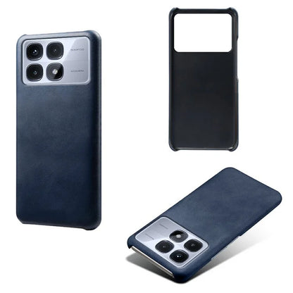 For Xiaomi Redmi K70 Ultra Case Calf Texture PU Leather Hard PC Protective Phone Cover