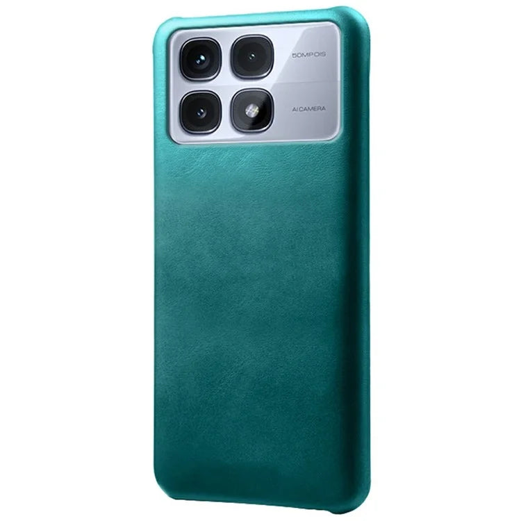 For Xiaomi Redmi K70 Ultra Case Calf Texture PU Leather Hard PC Protective Phone Cover