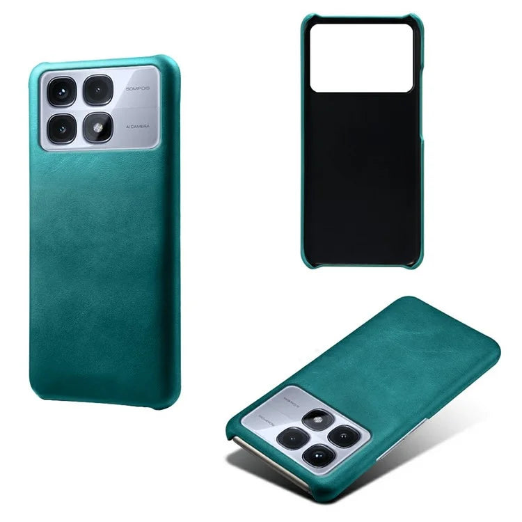 For Xiaomi Redmi K70 Ultra Case Calf Texture PU Leather Hard PC Protective Phone Cover