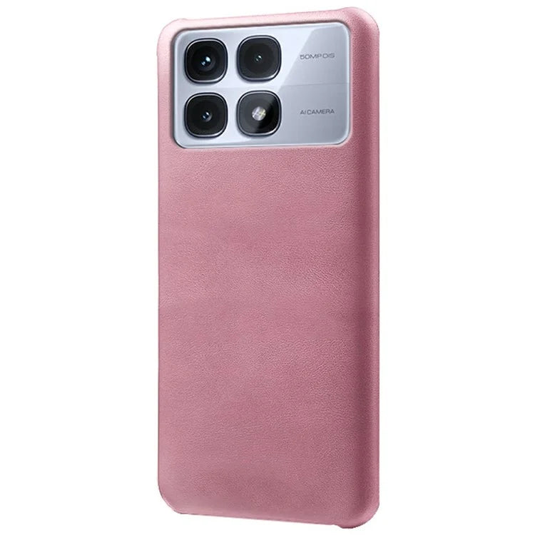 For Xiaomi Redmi K70 Ultra Case Calf Texture PU Leather Hard PC Protective Phone Cover