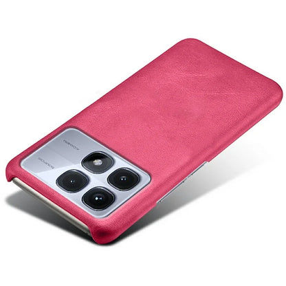 For Xiaomi Redmi K70 Ultra Case Calf Texture PU Leather Hard PC Protective Phone Cover