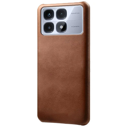 For Xiaomi Redmi K70 Ultra Case Calf Texture PU Leather Hard PC Protective Phone Cover