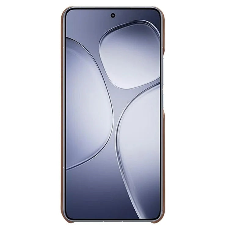For Xiaomi Redmi K70 Ultra Case Calf Texture PU Leather Hard PC Protective Phone Cover