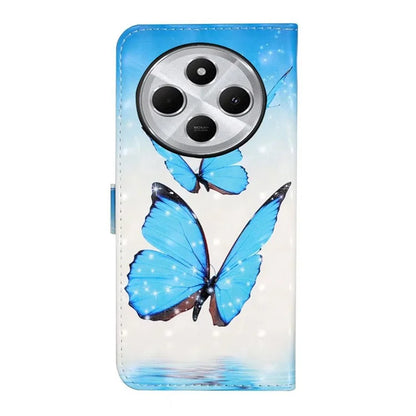 For Xiaomi Redmi 14C 4G Case 3D Creative Pattern PU Leather Stand Phone Cover