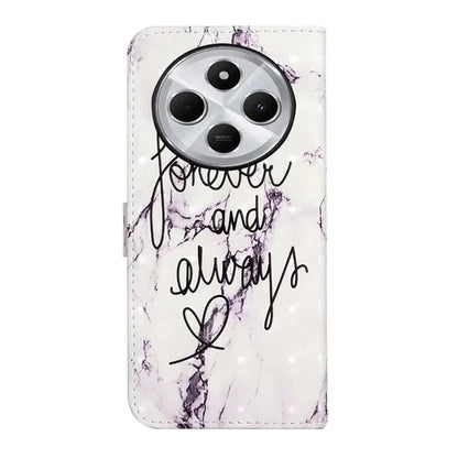 For Xiaomi Redmi 14C 4G Case 3D Creative Pattern PU Leather Stand Phone Cover