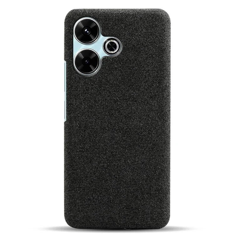 For Xiaomi Redmi 13 4G Case Cloth Texture Anti-Scratch Protective PC Phone Cover