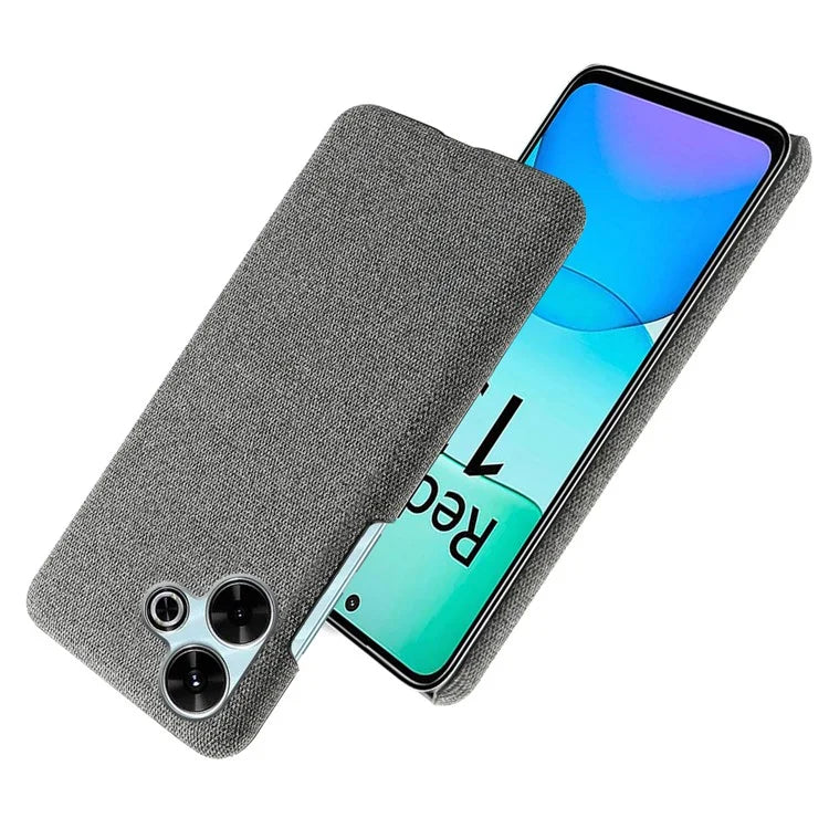 For Xiaomi Redmi 13 4G Case Cloth Texture Anti-Scratch Protective PC Phone Cover