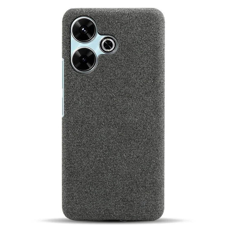 For Xiaomi Redmi 13 4G Case Cloth Texture Anti-Scratch Protective PC Phone Cover