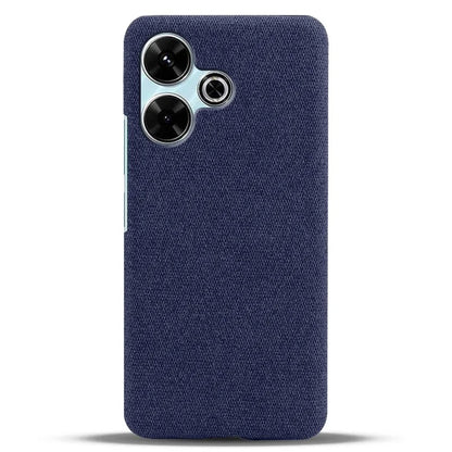 For Xiaomi Redmi 13 4G Case Cloth Texture Anti-Scratch Protective PC Phone Cover